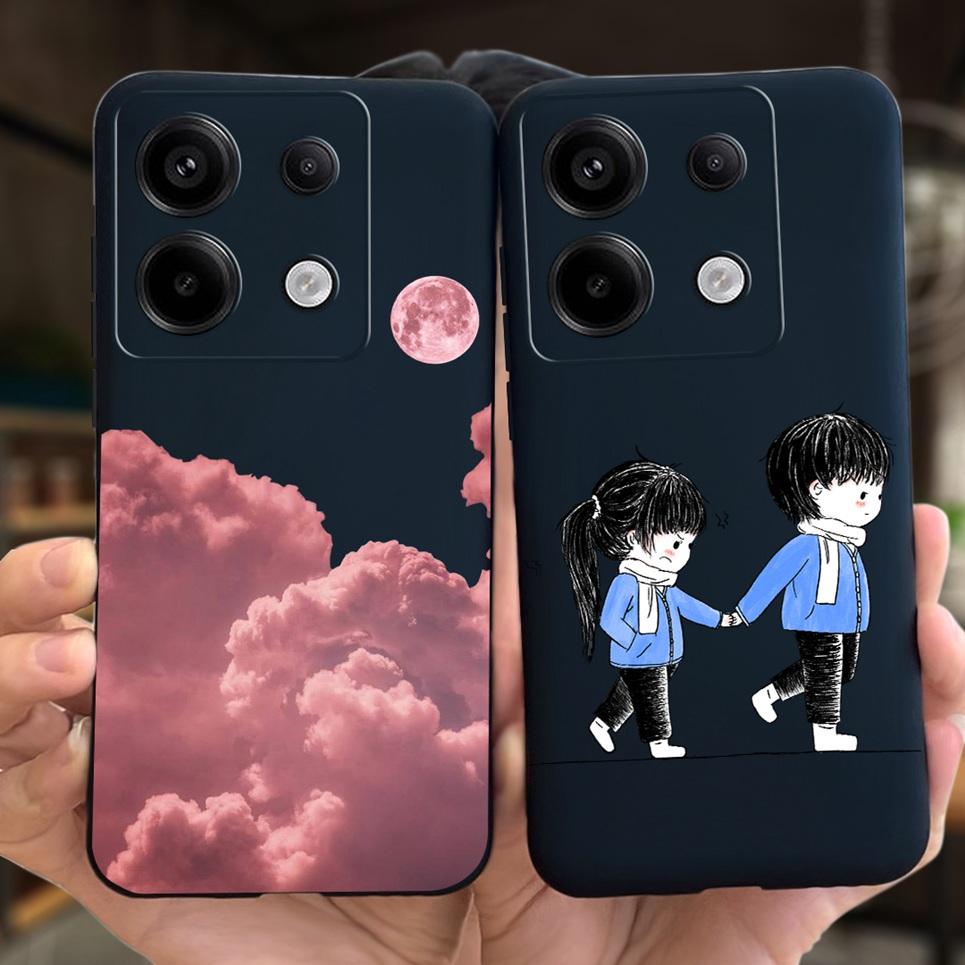 For Xiaomi Poco X6 Pro 5G Phone Case Xiaomi Poco M6 Pro 4G Back Cover Cartoon Cool Style Child's Coque Funda Soft Silicone TPU