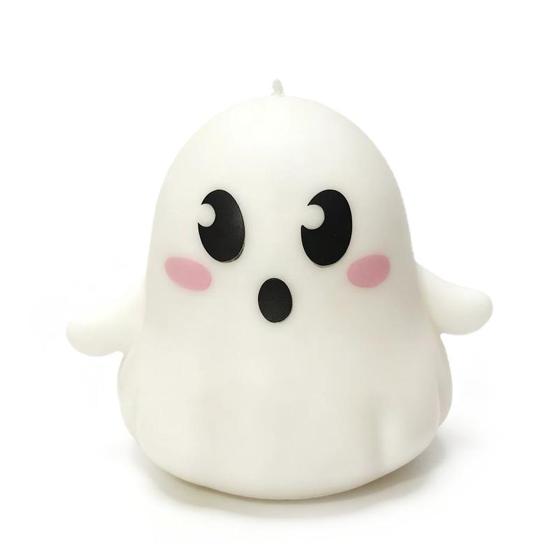 Cute Ghost Fidget Squeezable Toy With Soft Touch And Stress Relief Perfect For Desk Decor Halloween Gifts And Daily Use