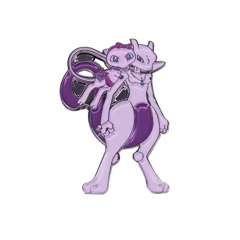 Anime Game Pokemon Soft Enamel Pin Lapel Pins for Backpack Metal Badges Brooch for Clothes Jewelry Accessories
