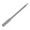 Alloy Steel Screwdriver Bits Silver 4pcs 1 4 Hex Shank Magnetic Head