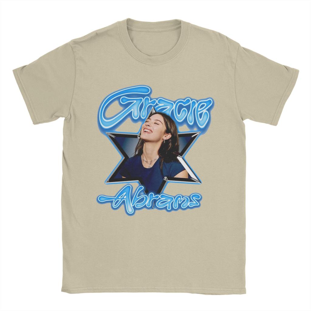 Gracie Abrams Men T Shirt  Novelty Tees Short Sleeve Crew Neck T-Shirt Pure Cotton Unique Clothes
