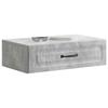 Wall Mounted Side Table Concrete Grey 59 x 34.5 x 17 cm