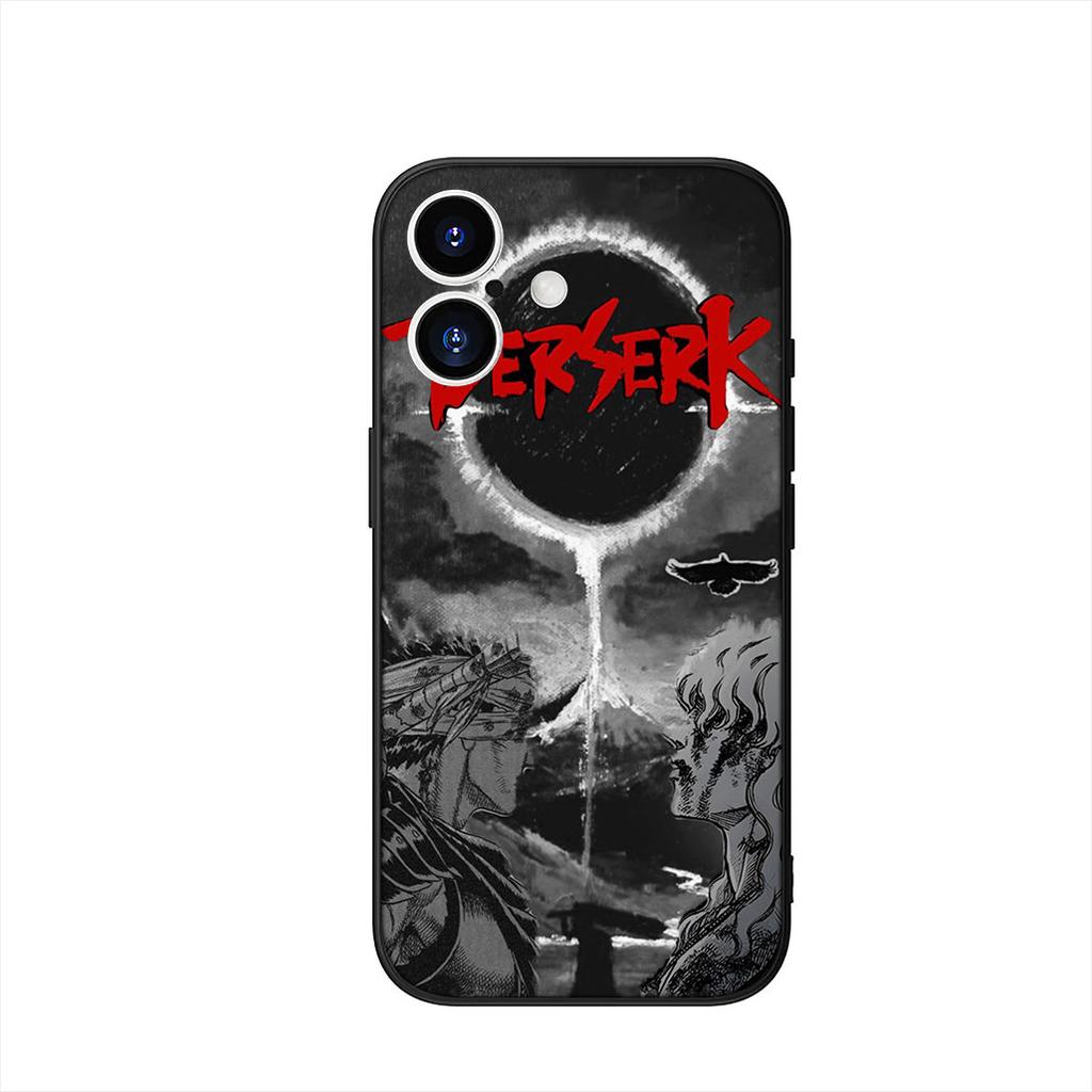 Berserk Cartoon Guts Handyhülle Case für Apple iPhone 17 16 15 11 Pro XS Max XR 6 7 8 Plus + SE 2020 5 16E Hülle