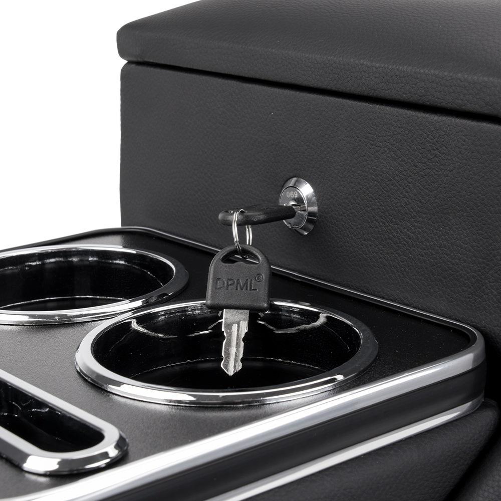 MPV/SUV Middle Seat Armrest Storage Box with Lock