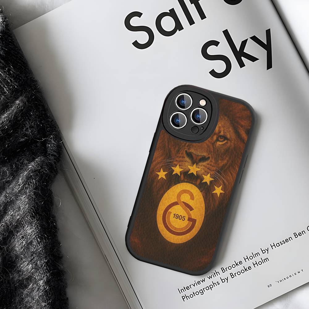1 Stück Klassische G-galatasaray-C-club Handyhülle Für IPhone 15 14 13 12 11 16 Pro Max Plus Leder Weiche Hülle