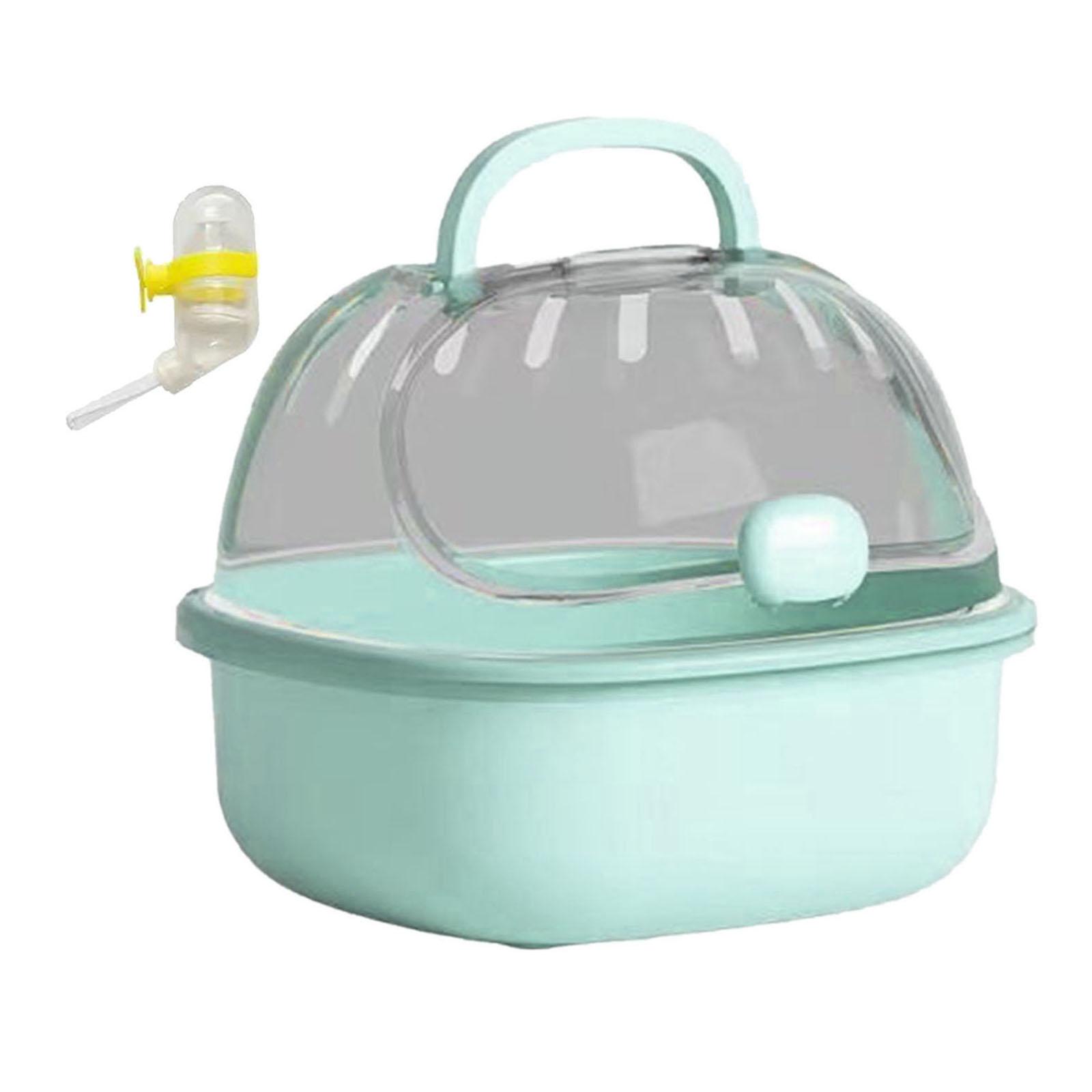 Hamster Travel Carrier Cage Habitat Small Animal Carry Cage Pet Outgoing Cage for Outdoor Vacation Mice Chinchilla Squirrel синий
