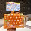 26 Key Cute Decompression Anti Anxiety Click Button Toy Portable Bag Hanging Pendant Keyboard Fidget Toy Small Gift Accessory