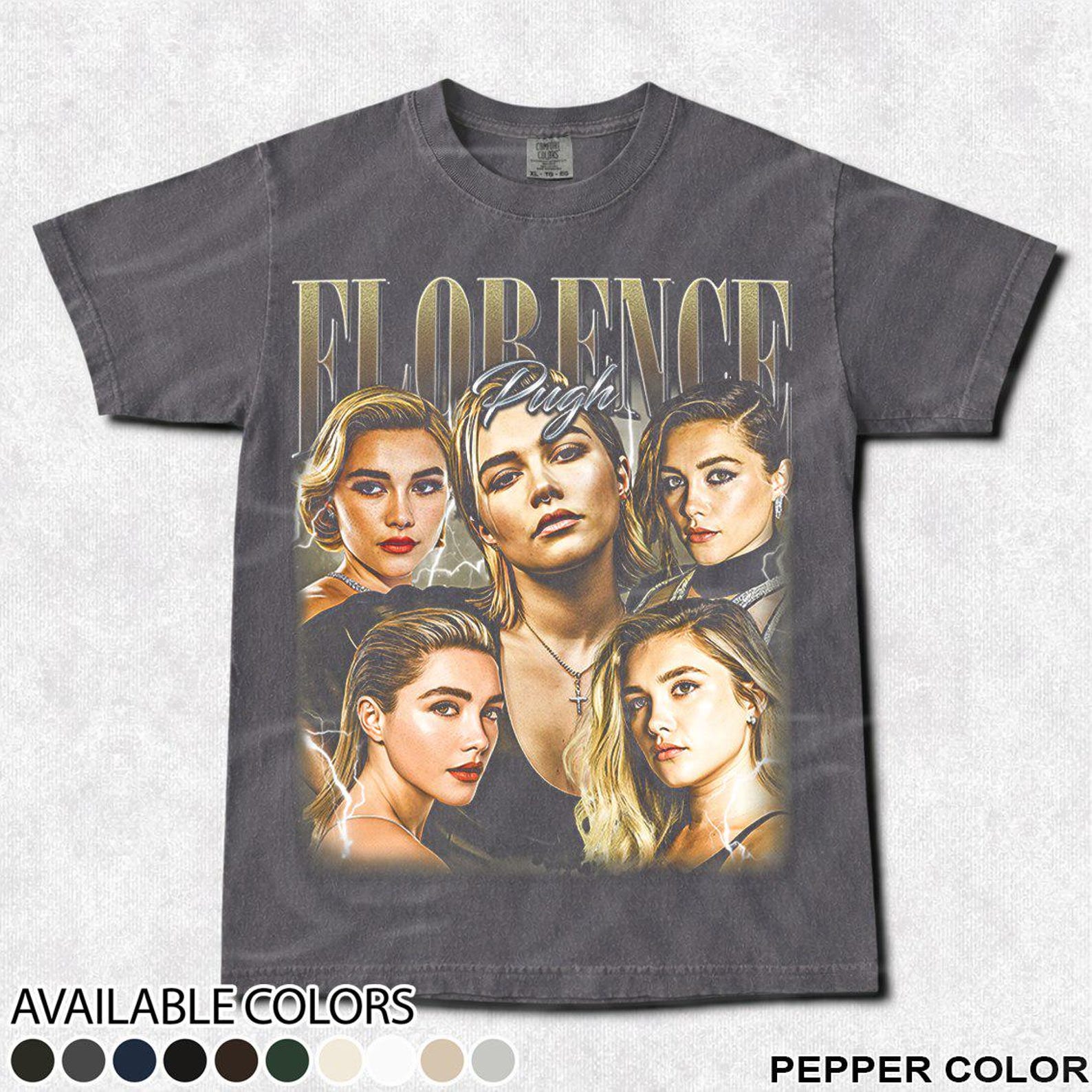 Florence Pugh Actrees Yelena Vintage Shirt FD 4XL