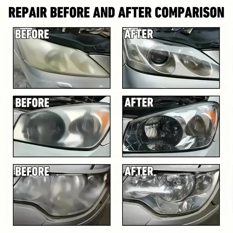 Professional Headlamp Repair Cream - Headlamp Brightness Recovery Gel, Which Can Effectively Improve the Brightness of Headlight