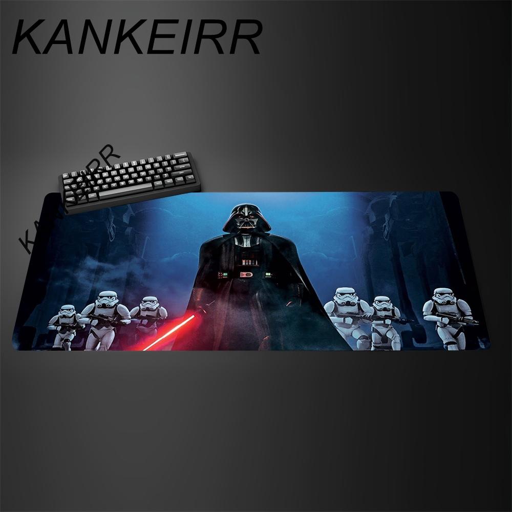 Large PC Gaming Nonslip Mouse Pad xmm Lock Edge Keyboard Mouse Mat Gamer Rubber Antislip Base Desk Mat Star Wars Mousepad