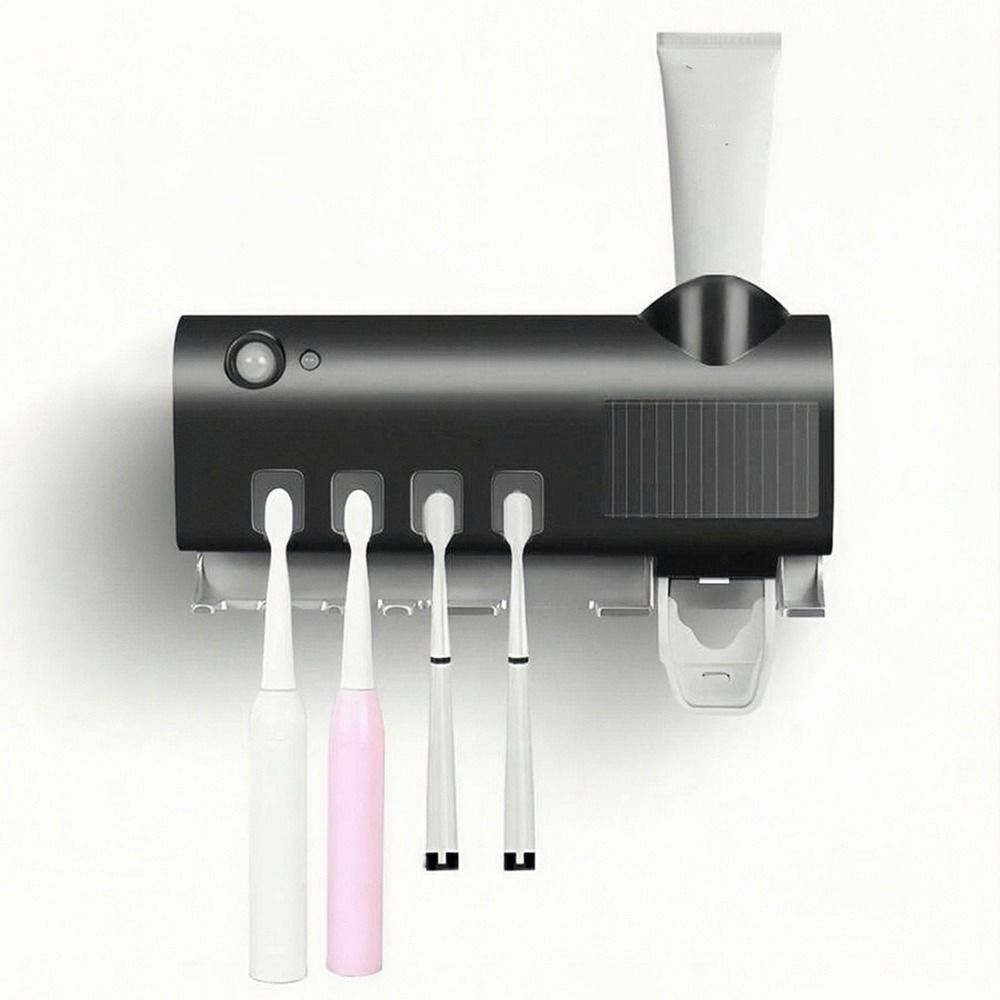 Infrared Sterilizing Automatic Toothpaste Dispenser USB Recharge Toothpaste Squeezer  Family