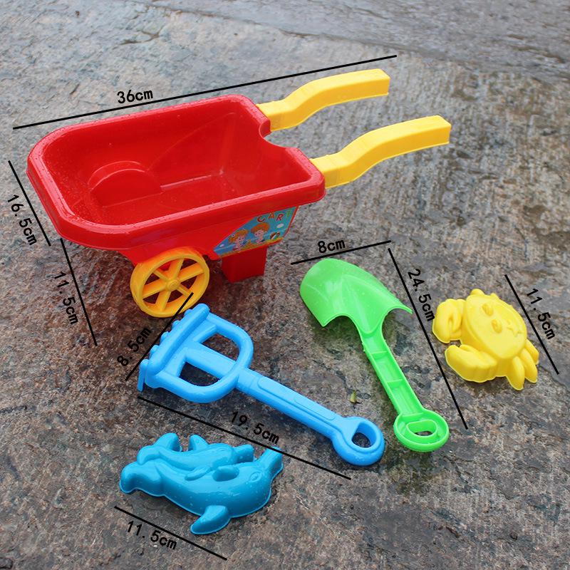 Popular Large Plastic Beach Toy Car Sandglass Set for Kids - Perfect for Sand and Water Play, Bath Time, and Recreation.
