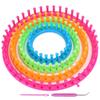 Knitting Machine Circle Knitting Plastic Circular Knitting Machine for Scarves Socks Hats Shawls Machine,