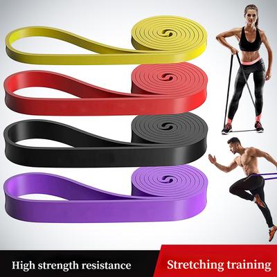 Fitness Elastic Belt Pull-ups Resistance Band Strength Training Elastic Rope Men and Women Yoga Stretching Auxiliary Tension Band