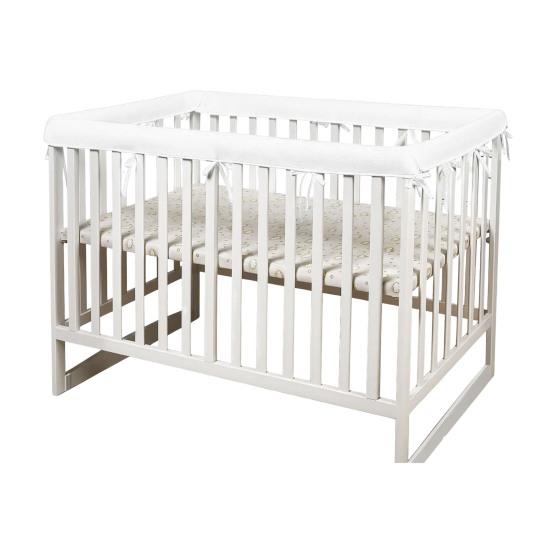 

1 Set Breathable Mesh Crib Rail Cover, Soft Baby Teething Protector for Crib Rails, Thick Pad for Toddler Bed, Edge Guard for Nursery