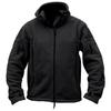Men's Warm Tactical Fleece Hoodie Jacket Military Polar Thermal Outerwear for Hiking Outdoor