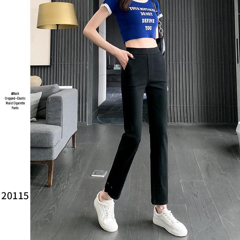 

Women s Black High-Waist Flare Jeans with Split Hem - Slimming Petite Spring/Autumn Style 2025. Extra Large