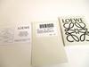 Authentic LOEWE Anagram Light Gray Leather Business Card Holder #a874  Refurbished