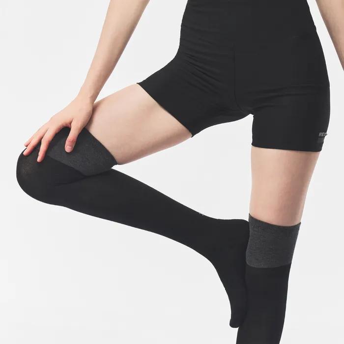 Color Block Reversible Non-Slip Over-the-Knee Socks (4 Colors)