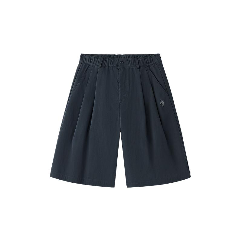 Skechers Solid Color Mid-Thick Five-Point Casual Shorts Women shorts L226W113-0620 S