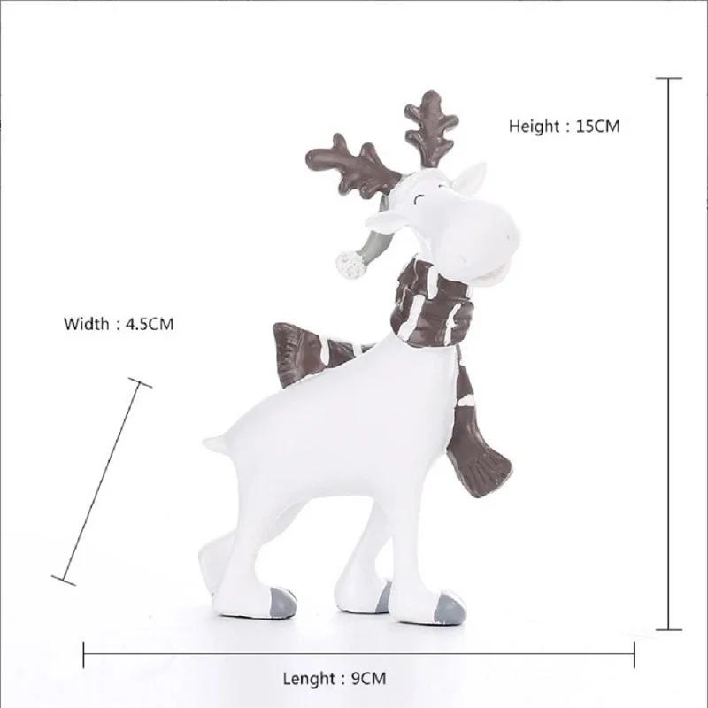 

Ins Креативные смоляные олени Маленькие украшения для детской комнаты Милые украшения для рабочего стола Перегородка для кондитерской Персонализированные украшения