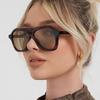Retro Doppelbügel Sonnenbrille Damen Marken Designer Brille Neu Ins Mode Personalisierte Farbverlauf Brille Herren Brille UV400