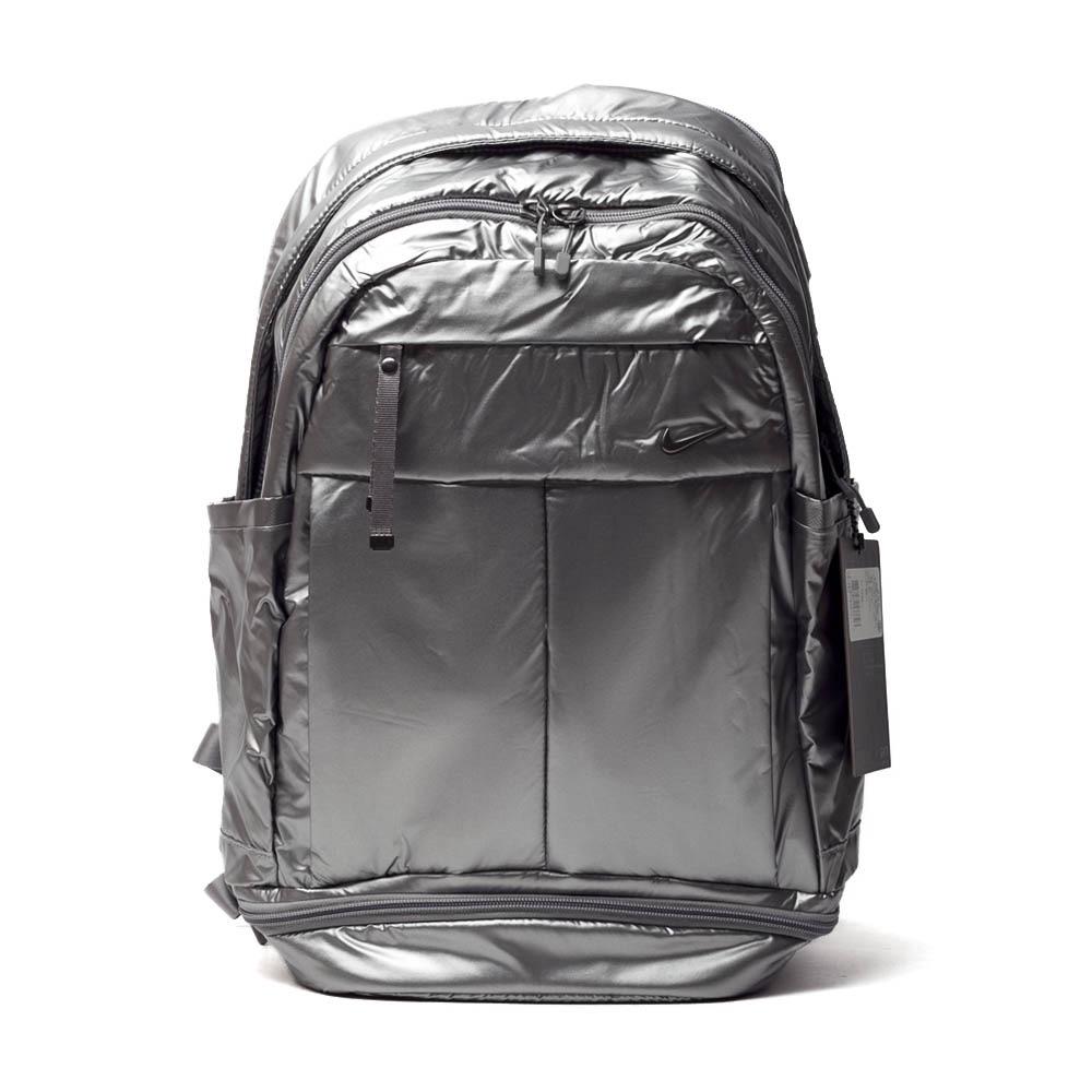 Nike Printed Design Nylon Backpack Unisex Backpacks Silver BA5008-010 Silver