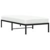 VidaXL Cadre de lit métal noir 90x190 cm 373647
