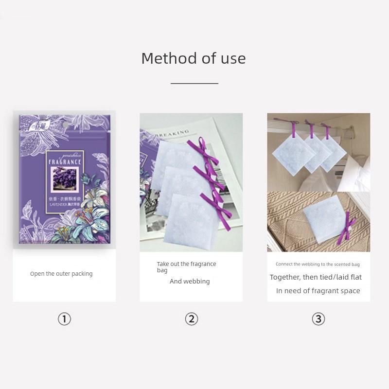 Spring Style Incense Bag For Home Wardrobe Perfume Bag Indoor Fragrance Long-Lasting Aromatherapy Fresh Plant Sachet Clothes Fragrance Bag
