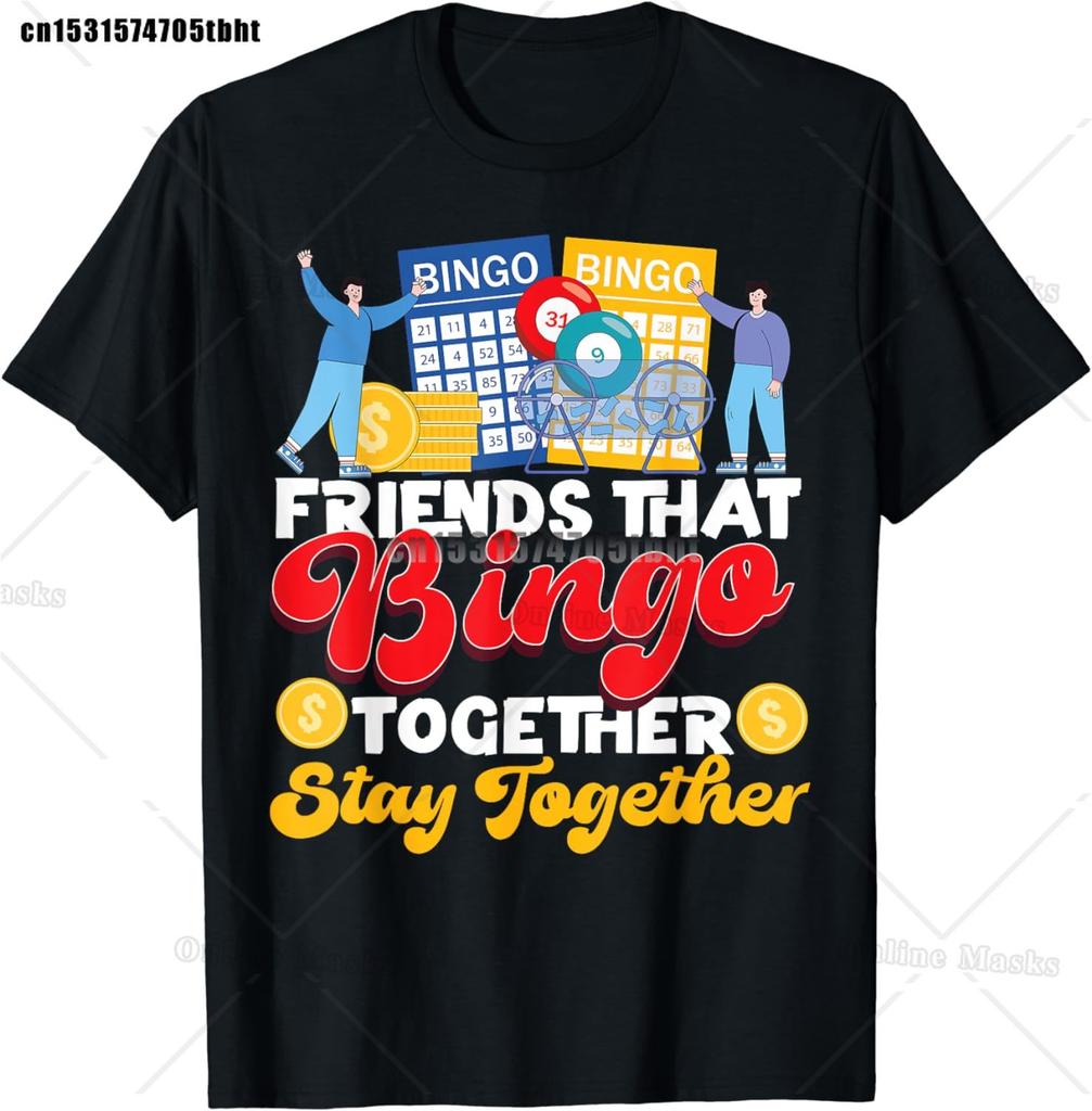 Crazy Bingo Lady Shirt Funny Lucky Bingo Shirt Player Hobby Gambling Bingo Queen TShirt Fashion Street Cotton Tops Tees