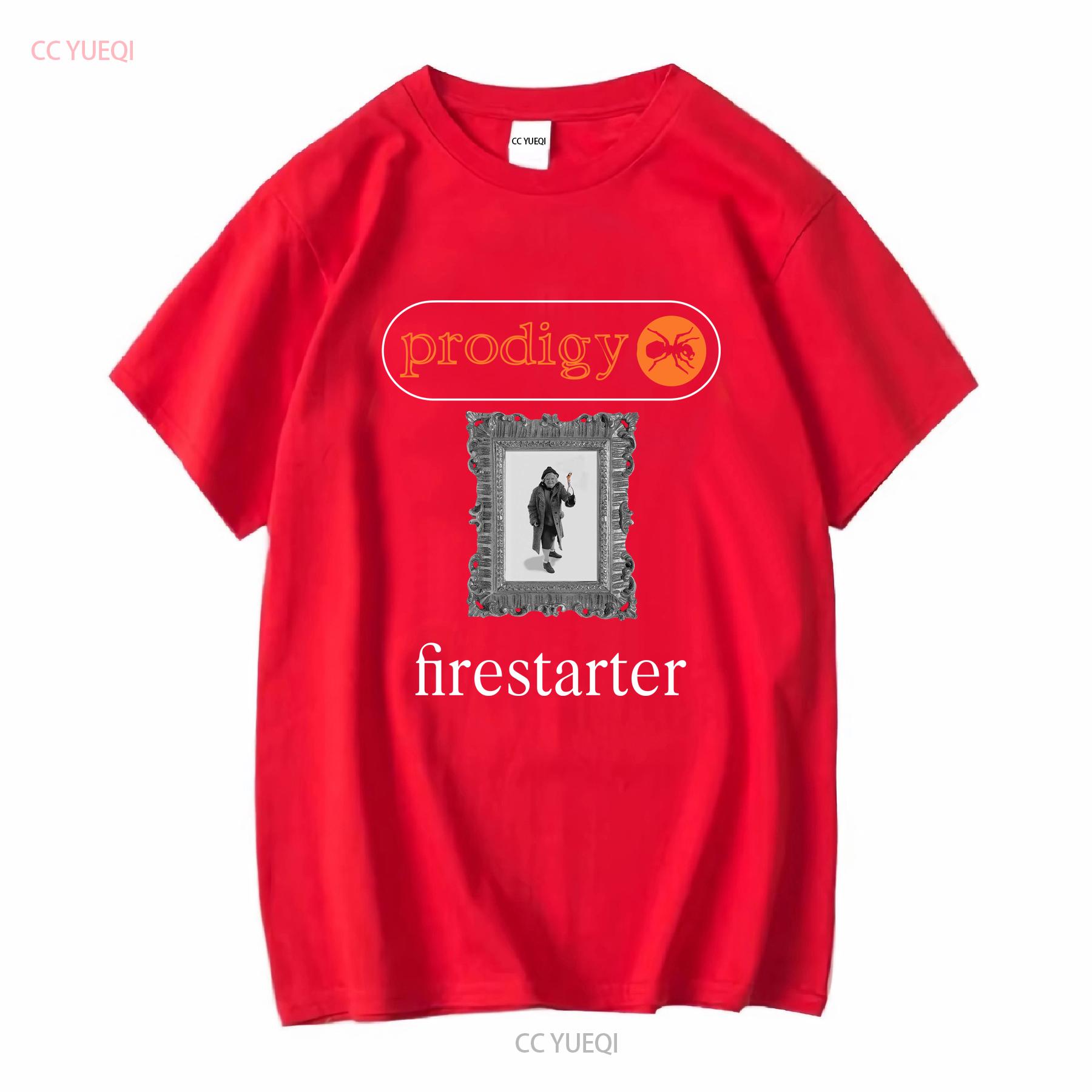 Футболка The Prodigy Band FireStarter Все размеры S 5XL LL1856 с длинным или коротким рукавом винтажная Стирка уличная одежда Дышащая Стильная S