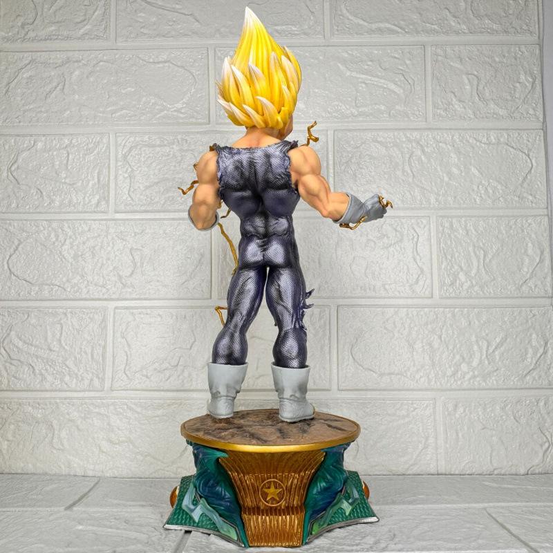 Super Saiyan Dragon Ball Anime Figure Model Bust Demonization Vegeta Gk Statue Toy Doll Collection Ornaments Gift