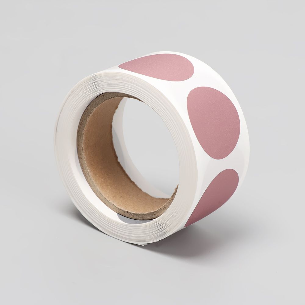 Game Stationery Business Wedding Message Card Round Shape Scratch Off Sticker Labels Adhesive Paper