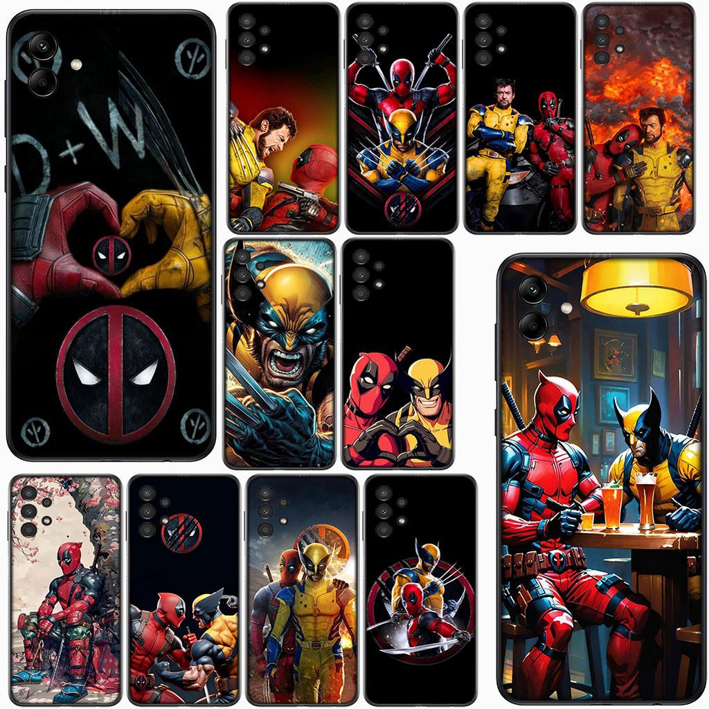 Cover for Apple iPhone 17 16 Plus 13 12 Pro Max Mini X XR Xs ProMax 16E 15+ 17+ Air Phone Case Wolverine Marvel Deadpool