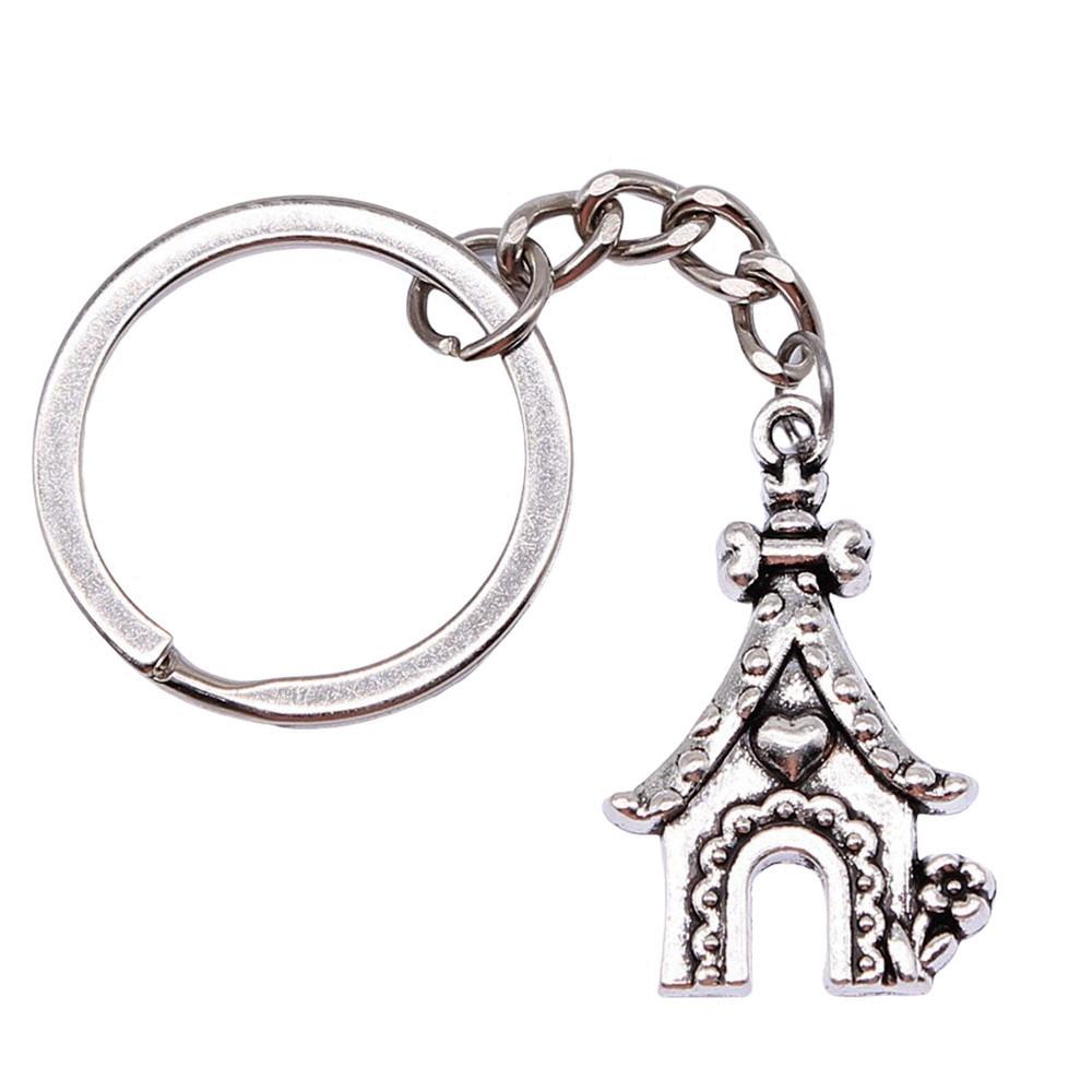 Cat Keychain Poultry Charm Pet Lover Key Holder 28mm Ring