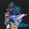 Star Trek Mens Feline Galaxy T-Shirt