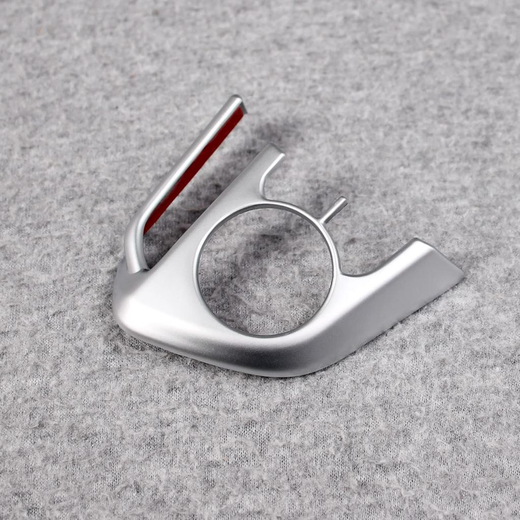 RUIQ Toyota Corolla Cross Interior Steering Garnish, Handle Frame, Interior Designed Exclusively for the Toyota Corolla Cross (Matte Nickel Plated)