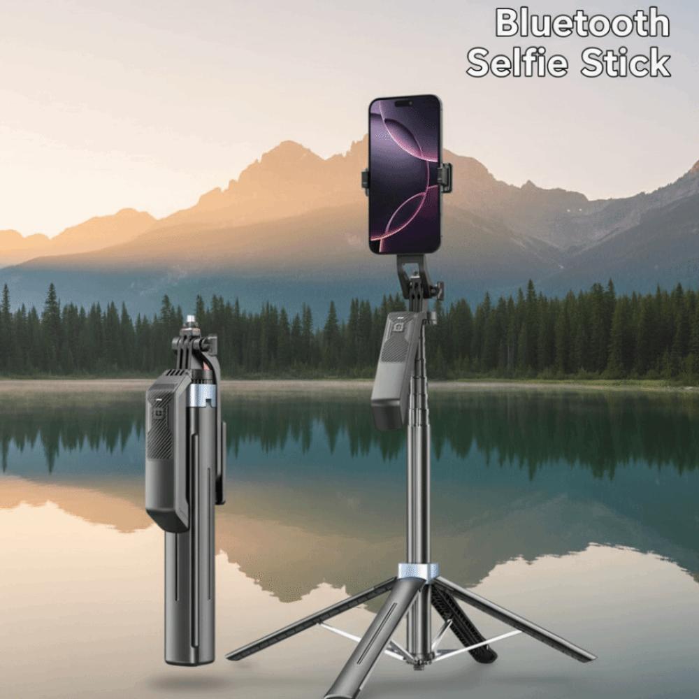 Tripod Telescopic Selfie Stick Portable Selfie Stick Stand Bluetooth Selfie Stick  Travel