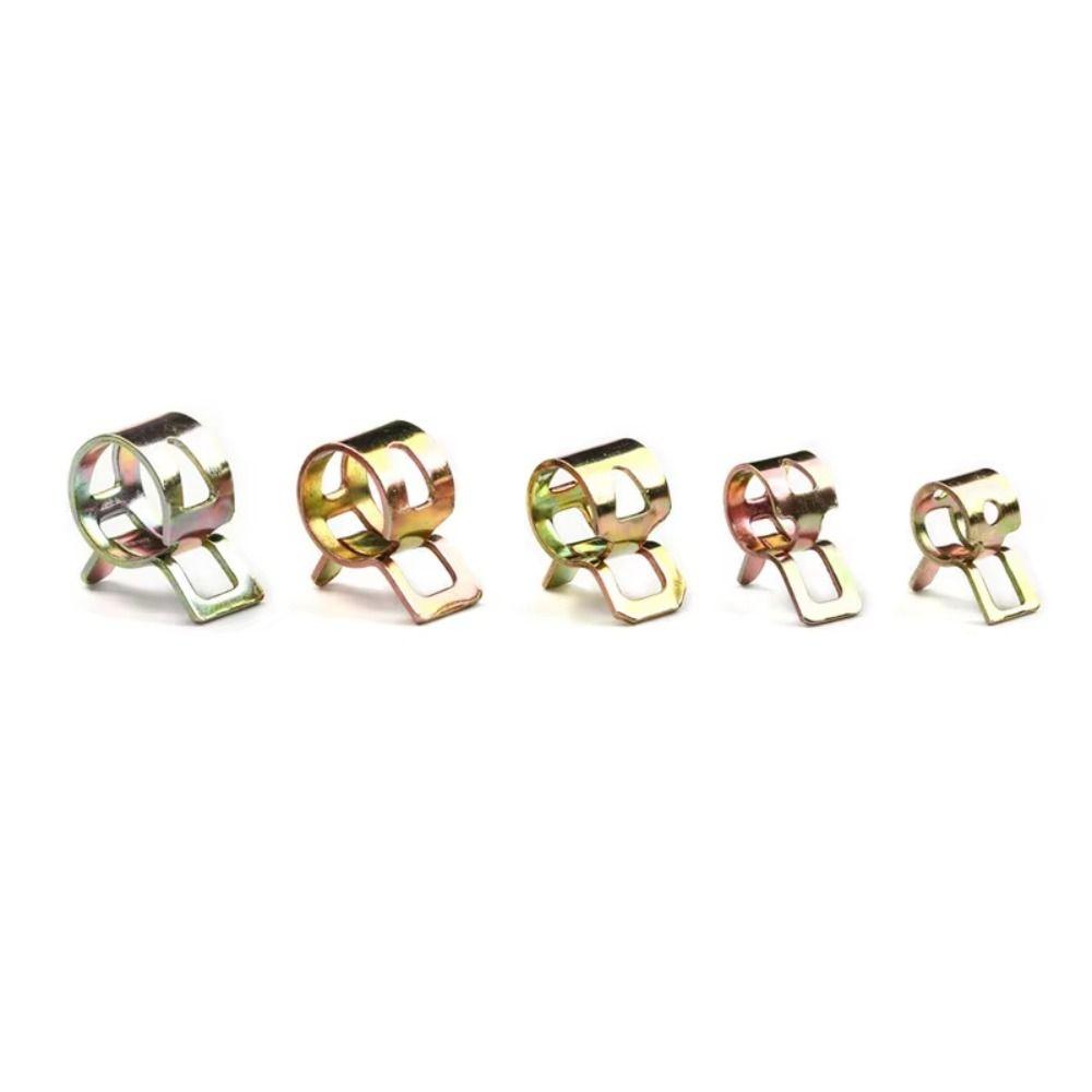 100Pcs Low Pressure Fuel Line Hose Clip Spring Driven Air Tube Clamp  for Automobiles