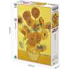 EPOCH 1000-Piece Jigsaw Puzzle Sunflowers Illustration 50x75cm with Glue and Tool
