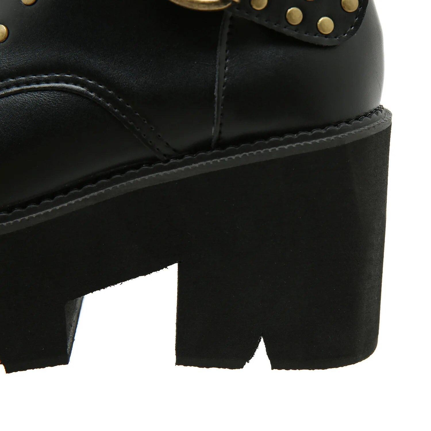 Сапоги на каблуке 8 см — фото 12