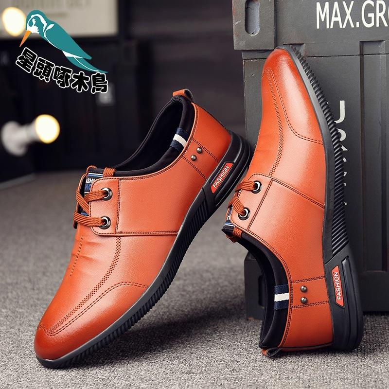 

[Soft cowhide] Leather shoes men s genuine leather breathable spring and summer new casual men s inner leather shoes 44