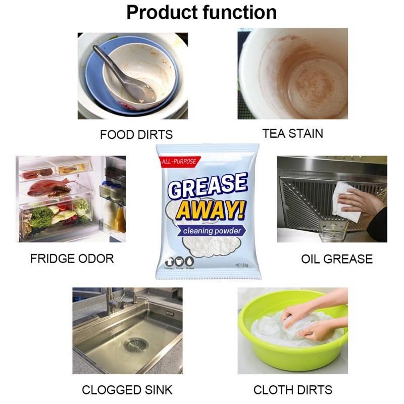 Stain Kitchen Effective Remover Powder For Grease And Dirt With Applications Versatile
