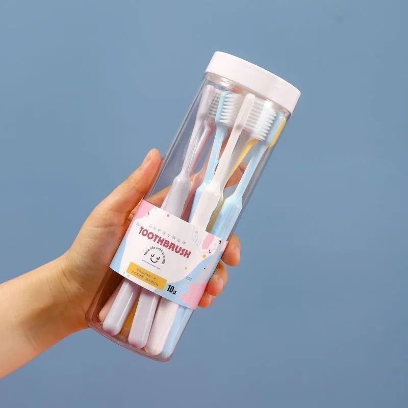 Nano Soft Bristle Wide Head Toothbrush for Men and Women - Home Use & Disposable
