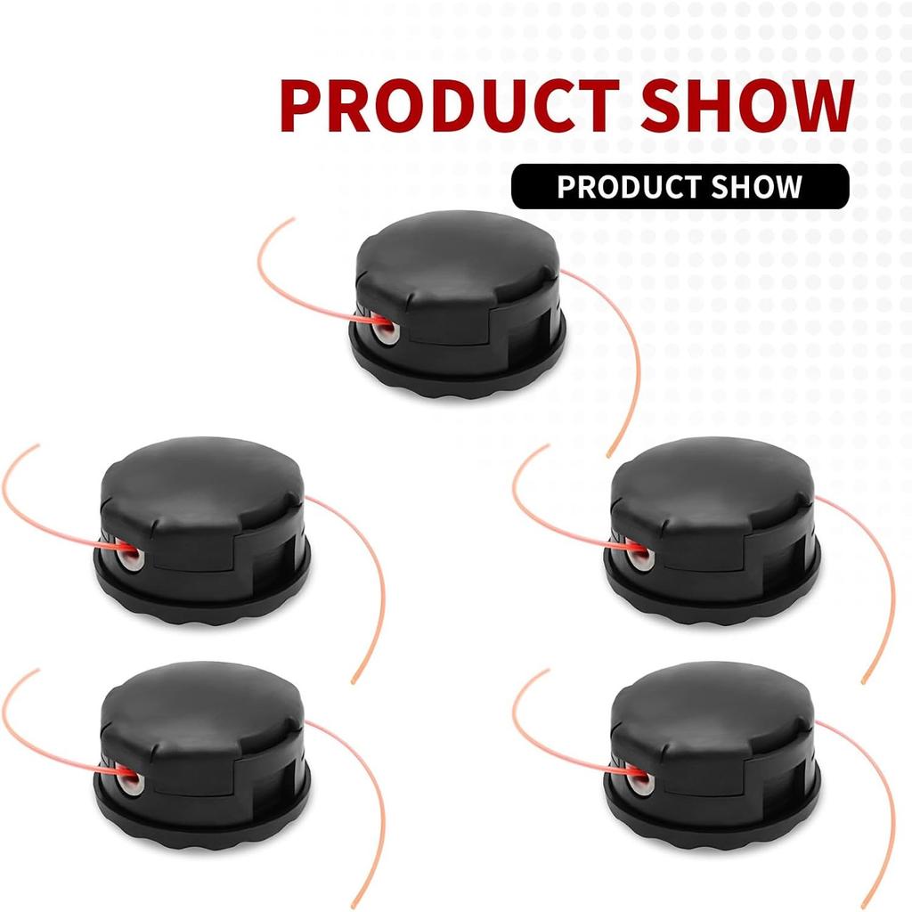 99944200907 5PCS Trimmer Head Compatible with Speed-Feed 400 Trimmer Head SRM-225 SRM-230 SRM-210 String Trimmer Weed Eater Head 99944200902