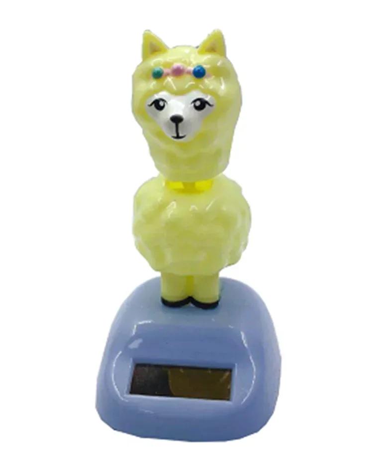 Car Ornament Swing Doll Auto Interior Accessories Solar Power Toy Shaking Head Dancing Doll Sloth Dashboard Decoration Car Styli