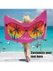 Bohemian Style izable Beach Towel with Unique Glasses And Palm Tree Design for Beaches Pools And Travel Picnics