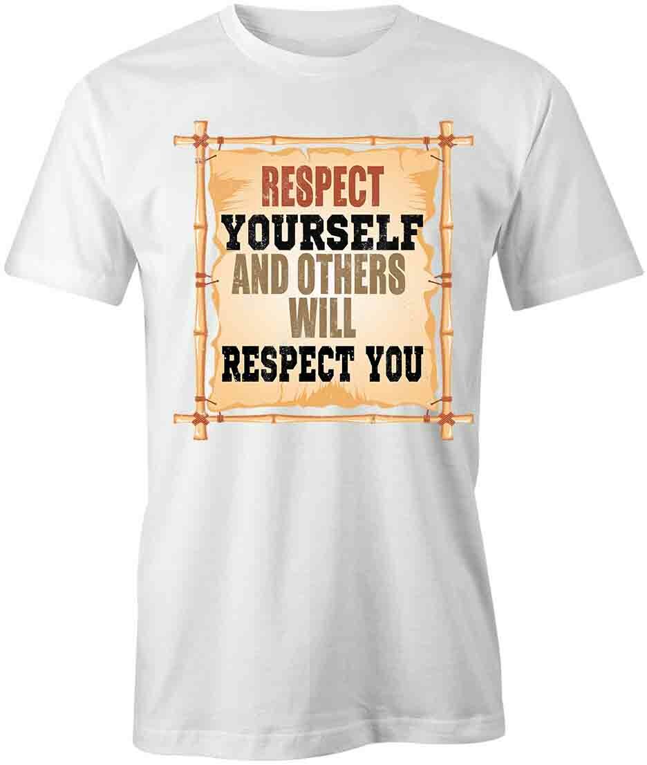 RESPECT YOURSELF TShirt Tee Short-Sleeved Cotton WHOLESOME BEAUTY S1WCA926 XXL