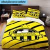 Deportivo Tachira Fc Crest 3PCS Bedding Set 2D Printing (Includes 1 Duvet Cover + 2 Pillowcases Coreless), Bedroom decor,Fan gift