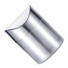 Fashion Home Office Desk Trash Bin Stainless Steels Swing Top Lid Small Waste Organizers Rubbish Can For Tight Space